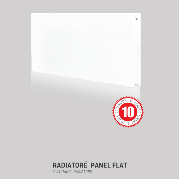 Panel radiator flat